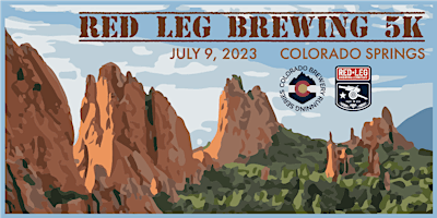 Red Leg Brewing 5k event logo