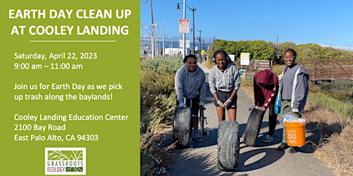 Volunteer Outdoors in East Palo Alto: Earth Day Clean Up at Cooley Landing