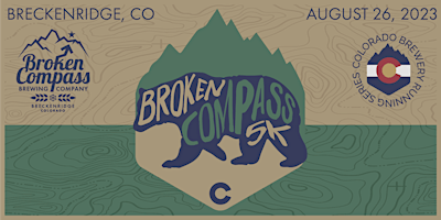 Broken Compass 5k event logo