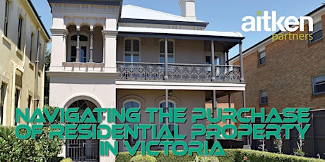 Navigating the purchase of residential property in Victoria primary image
