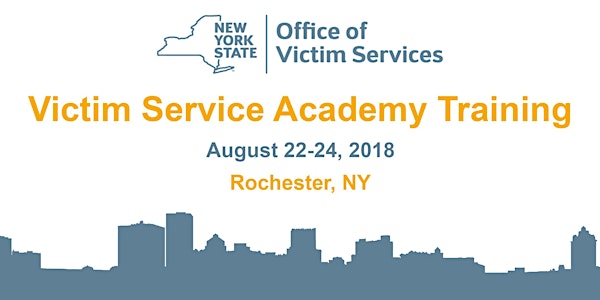2018 Victim Service Academy Training - ROCHESTER