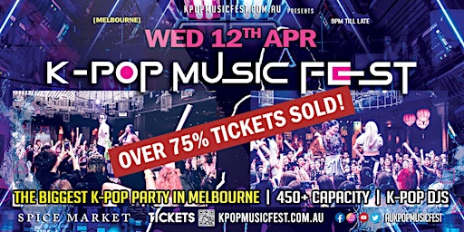 [75% Sold] Melbourne K-Pop Music Fest 2023  Biggest Kpop Party in Melbourne