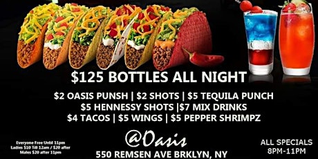 Tacos & Tequila  Tuesdays Until 2am