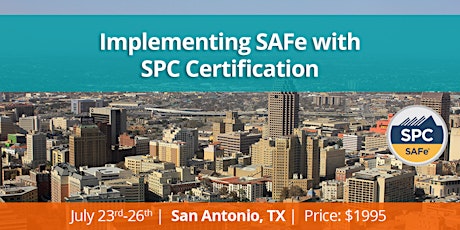 SAFe SPC Session in San Antonio primary image