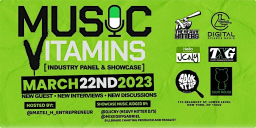 Indie Artist Accelerator Music Industry Panel & Showcase (3/22/2023)