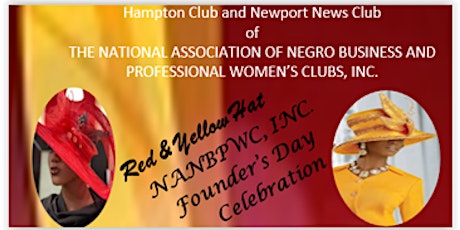 Red & Yellow Hat NANBPWC, Inc. Founder's Day Celebration