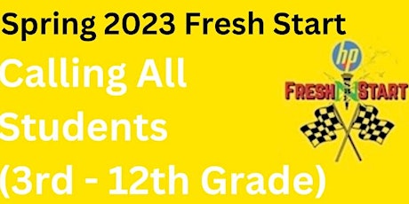 Spring 2023 NSBE Fresh Start Student Registration