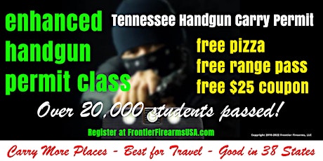 Imagen principal de TN Enhanced Handgun Carry Permit Class