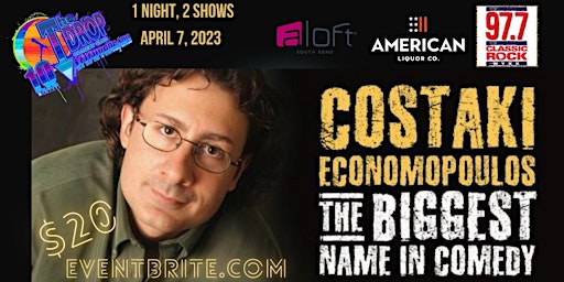 Costaki Economopoulos Returns to The Drop Comedy Club for 1 Night, 2 Shows