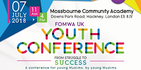 FOMWA UK Youth Conference 2018 primary image