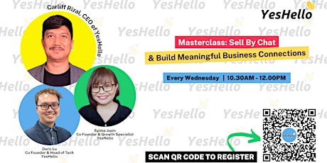 Masterclass: Sell By Chat & Build Meaningful Business Connections