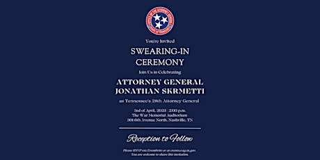 Tennessee Attorney General Swearing-In Ceremony
