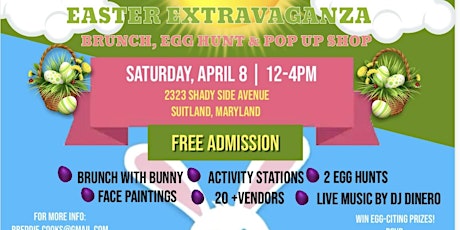 4th Annual Easter Extravaganza Brunch & Egg Hunt
