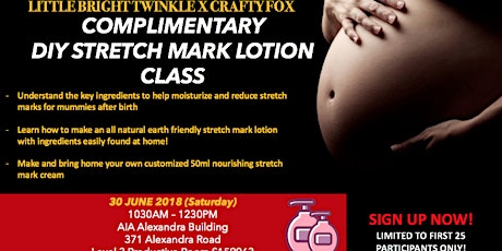 DIY Stretch Mark Lotion Class primary image