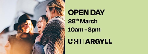 Collection image for UHI Argyll Open Day - Tuesday 28 March 2023