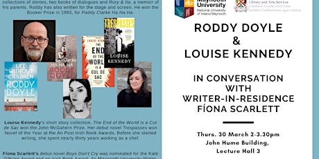 Roddy Doyle and Louise Kennedy in conversation with Fíona Scarlett