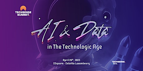 Imagem principal do evento TechSense Summit "AI & Data in The Technologic Age"