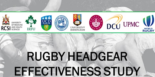 Rugby Headgear Study - 24th May 2024 University College Cork primary image