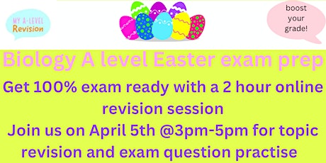 Easter A level Biology Exam booster