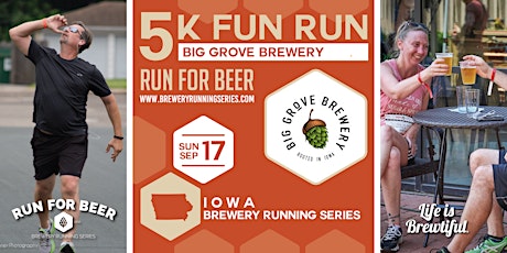 5k Beer Run x Big Grove Brewery | 2023 IA Brewery Running Series