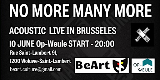 NO MORE MANY MORE ACOUSTIC LIVE IN BRUSSELES