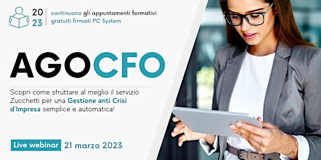 Corso Online AGOCFO | per la gestione anti crisi d'impresa!