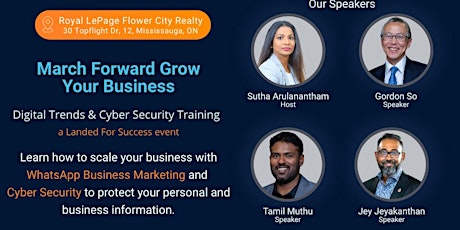 [FREE] March Forward Grow Your Business - Digital Trends & Cyber Security