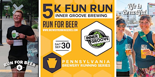5k Beer Run x Inner Groove Brewing | 2023 PA Brewery Running Series primary image
