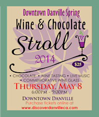 Danville Spring Wine & Chocolate Stroll 2014 primary image