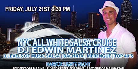 NYC All White Salsa Cruise