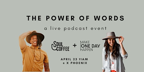 The Power of Words: a live podcast event