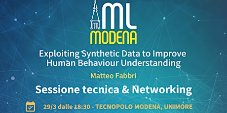 Machine Learning Modena Meetup Marzo 2023 primary image
