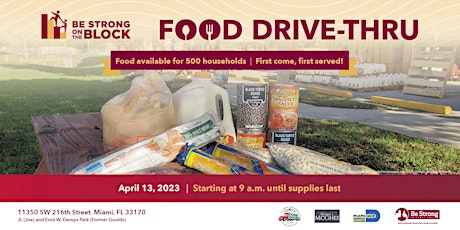 Be Strong International's April Food Drive