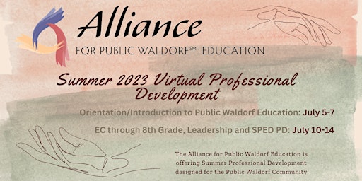 Alliance Summer 2023: Virtual Professional Development primary image