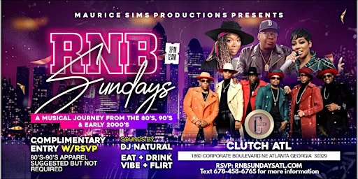 R N B Sundays @ Clutch ATL