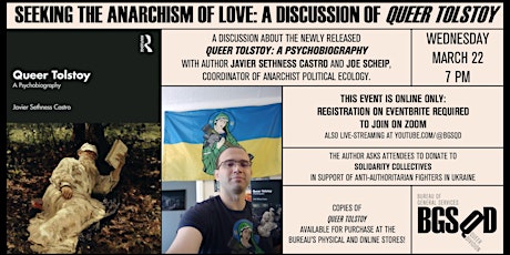 Seeking the Anarchism of Love: A Discussion of Queer Tolstoy (online event)