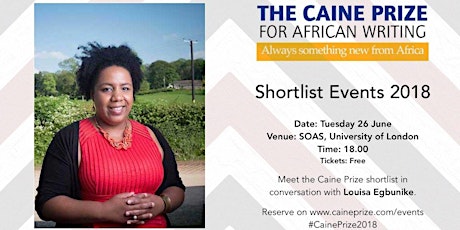 An evening in conversation with the 2018 Caine Prize shortlisted authors primary image