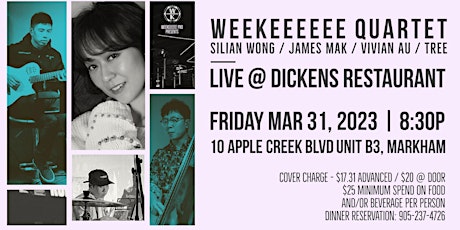 Weekeeeeee Quartet Live @ Dickens Restaurant