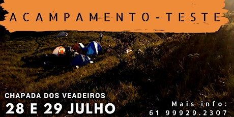 Imagem principal do evento Acampamento-Teste de Julho na Chapada dos Veadeiros | Edição da Lua Cheia