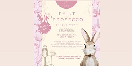 Paint & Prosecco Easter Event