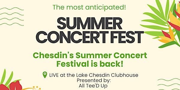 Chesdin Summer Concert Fest SEASON PASS 2023