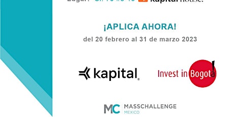 Imagen principal de Infosession Programa de Aceleración MassChallenge-InvestInBgt/KapitalHouse