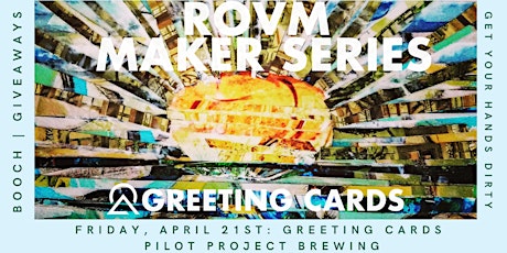 Greeting Cards Workshop + Earth Day Celebration with ROVM Hard Kombucha