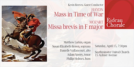 Imagem principal de HAYDN's Mass in the Time of War & MOZART's Mass in F Major K. 192