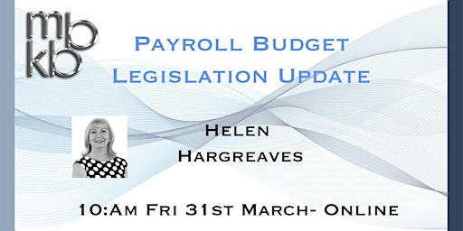 Payroll Budget Legislation Update