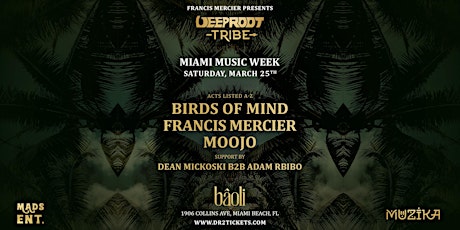 Image principale de Deep Root Miami Music Week at Baoli Miami