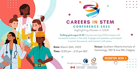 Careers in STEM 2023: Highlighting Women in STEM (Calgary)