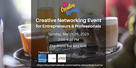 Creative Networking Meetup for Entrepreneurs & Professionals (Toronto)