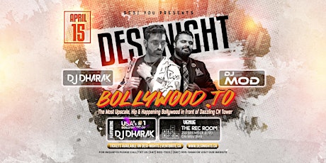 Desi Nights ™  - Bollywood.TO - With  DJ Dharak (USA's # 1 Bollywood DJ)