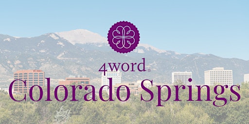 4word Colorado Springs Monthly Gathering primary image